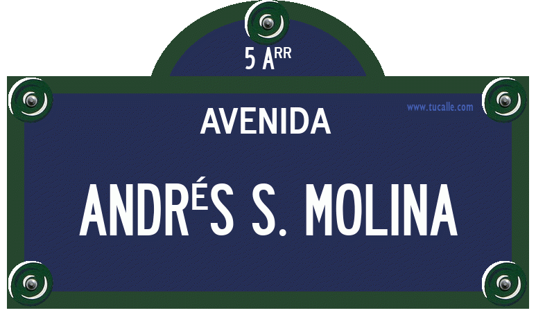 cartel_de_avenida-de-Andrés S. Molina_en_paris